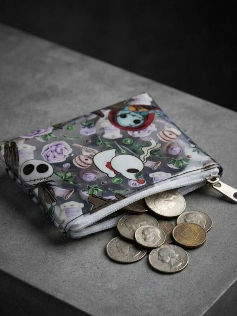 nightmare Compact Coin Pouch, Catch-All Coin Purse